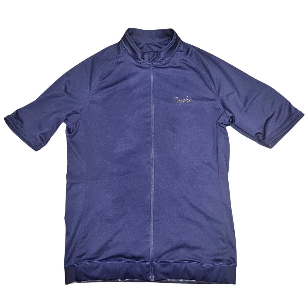 RAPHA MEN’S CORE SHORT SLEEVE CYCLING JERSEY – SIZE M – NAVY – LIGHTWEIGHT